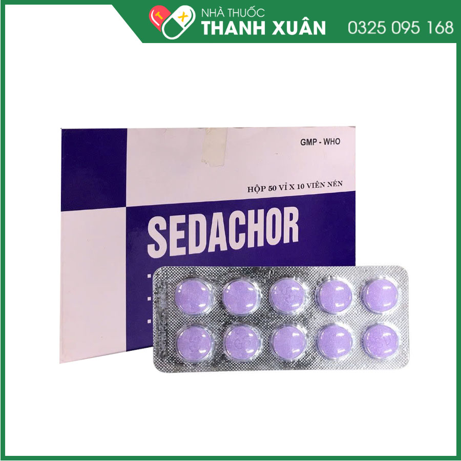 Sedachor giảm đau, hạ sốt